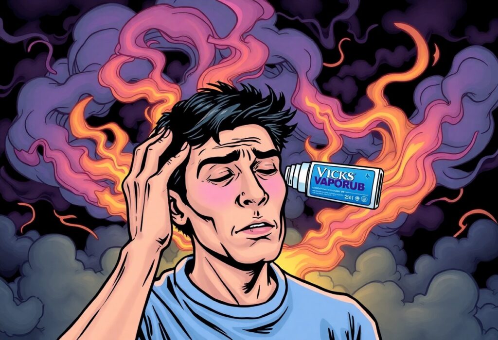 headache helper how vicks vaporub eases tension car