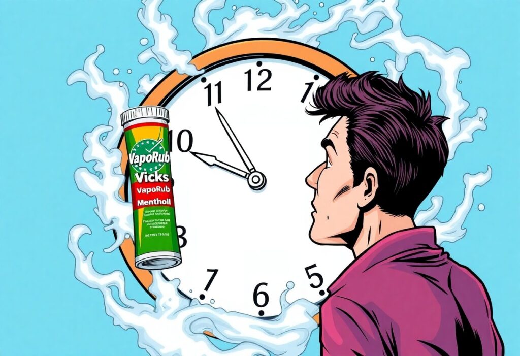 how long before vicks vaporub works nks